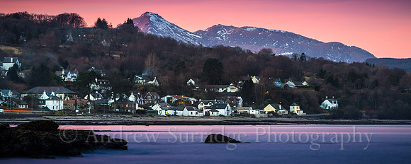Whiting bay & Arran's Hills