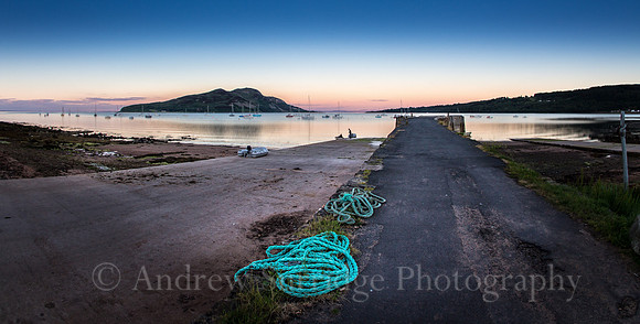 Dusk over Lamlash Bay-3
