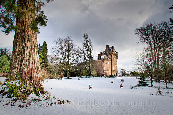 Brodick Castle Snow