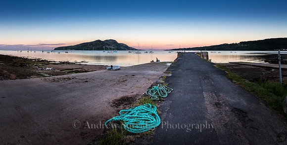 Dusk over Lamlash Bay-3