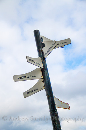 Minigolf Signpost