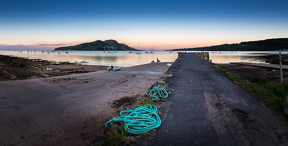 Dusk over Lamlash Bay-3