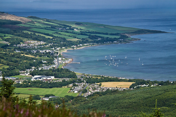 Lamlash from Urie Loch