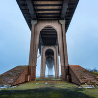 Under the Forth Road Bridge