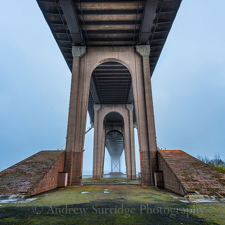 Under the Forth Road Bridge