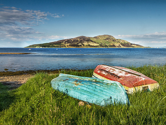 Old boats at Cordon