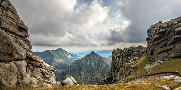 View from Caisteal Abhail