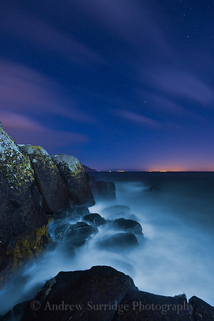 October Night, Black Rocks_