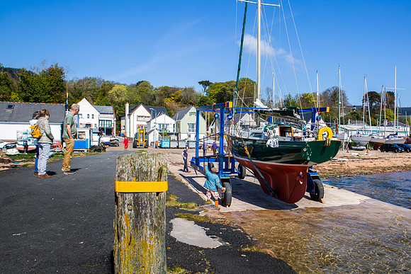 Activity in the boatyard