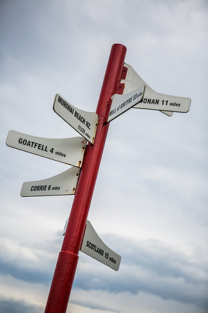 Craxy Golf signpost